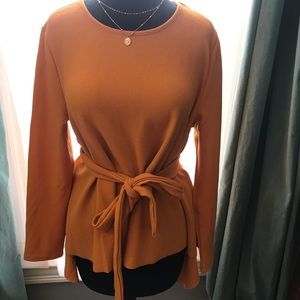 Belted blouse
